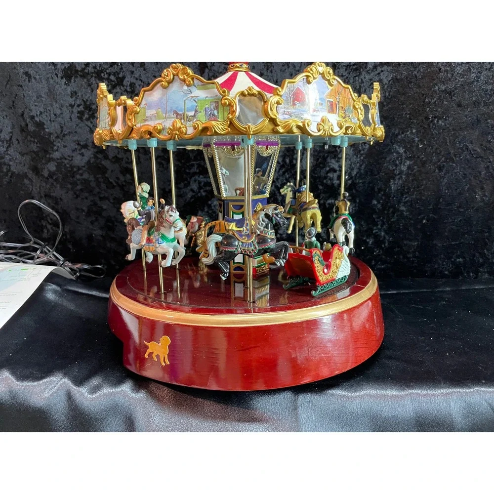 Mr Christmas Grand Carousel Original Classics Musical Box 30 Songs Adapter Works - Picture 10 of 16